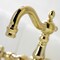 Kingston Brass CA1005T2 3-3/8" Tub Wall Mount Clawfoot Tub Faucet, Polished Brass CA1005T2 - alternate 4